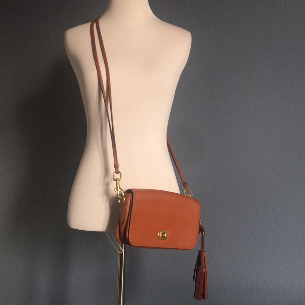 Coach leather crossbody bag